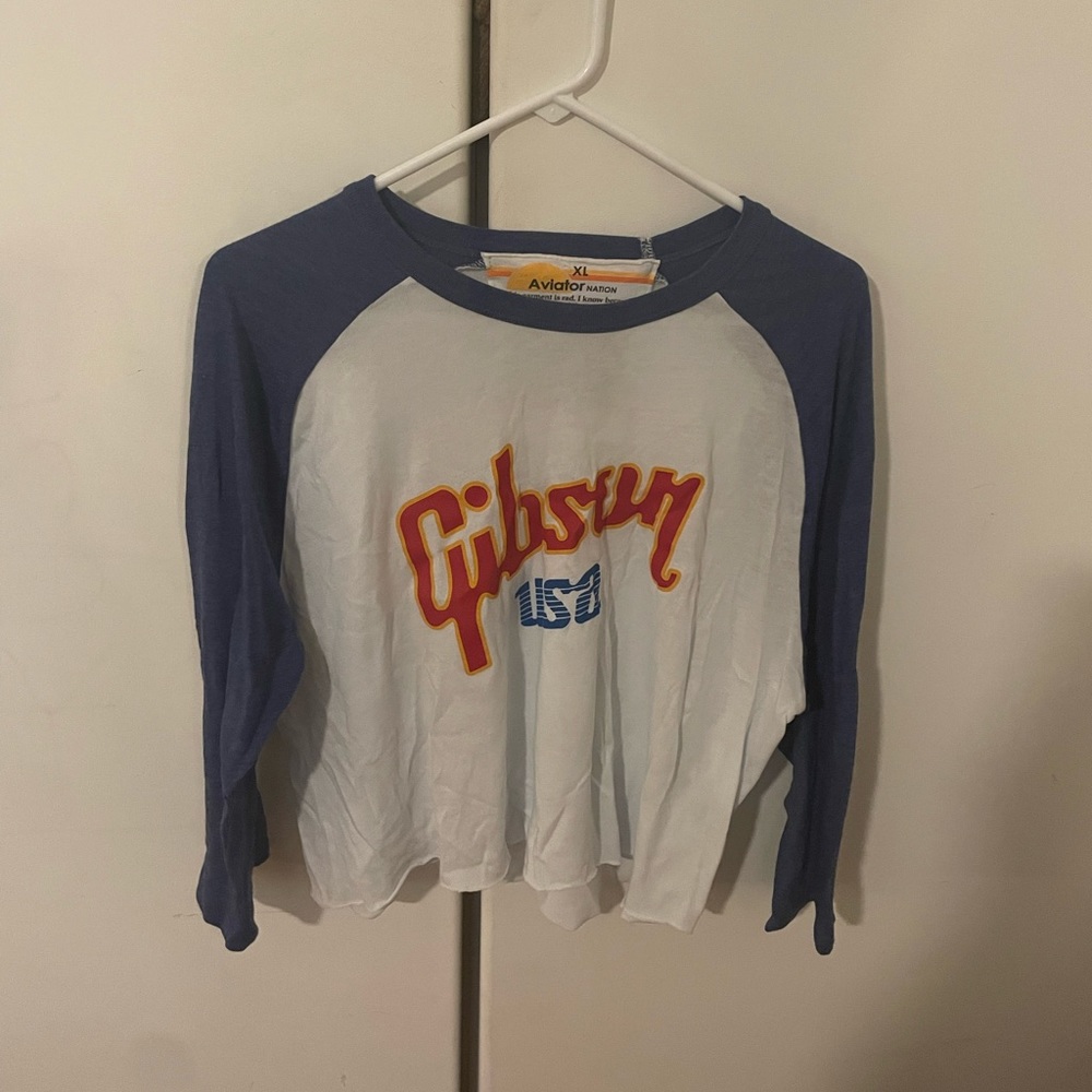 RARE GIBSON AVIATOR NATION VARSITY TEE